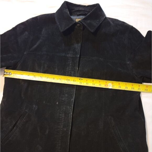 A.M.I 100% leather jacket women's large - Picture 7 of 8